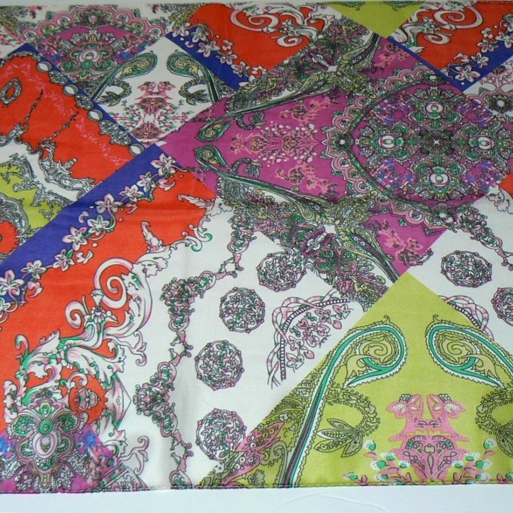 Multi Color 18" x 62" Long Chiffon Women's Scarf - Picture 5 of 7